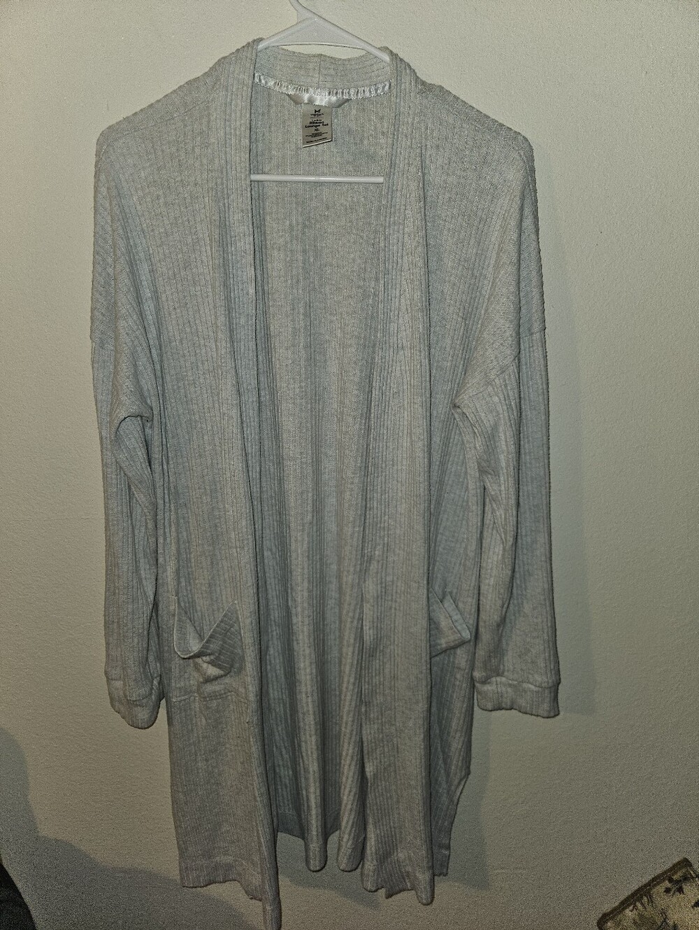 Members Mark Ladies Ribbed Lounge Cardigan Size Xl